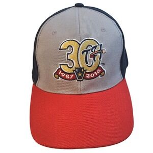 Harrisburg‎ Senators Hat Cap MiLB 30th Anniversary Baseball Adjustable Blue Red